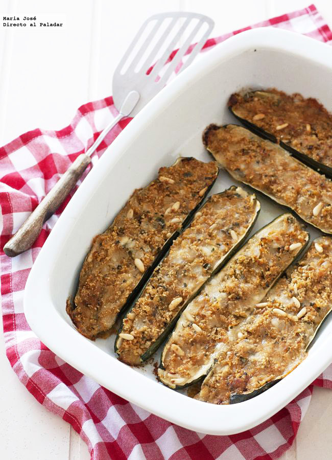 Receta de calabacines al estilo de Cerdeña, para preparar con antelación y calentar al servir