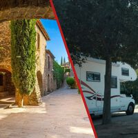 Viajar en camper al pueblo medieval más desconocido de Girona es un planazo, pero además está a media hora de las playas de Costa Brava