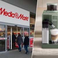 MediaMarkt rebaja 120 euros la cafetera con molinillo integrado de aire retro ideal para cocinas pequeñas 