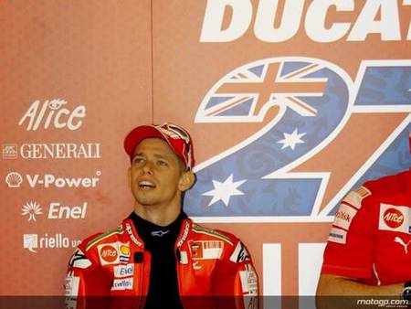 Diagnóstico para Casey Stoner: gastritis y anemia leve
