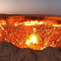 Turkmenistán es uno de los países más contaminantes, y la culpa es de 'La Puerta del Infierno': un incendio descontrolado de gas natural desde 1971