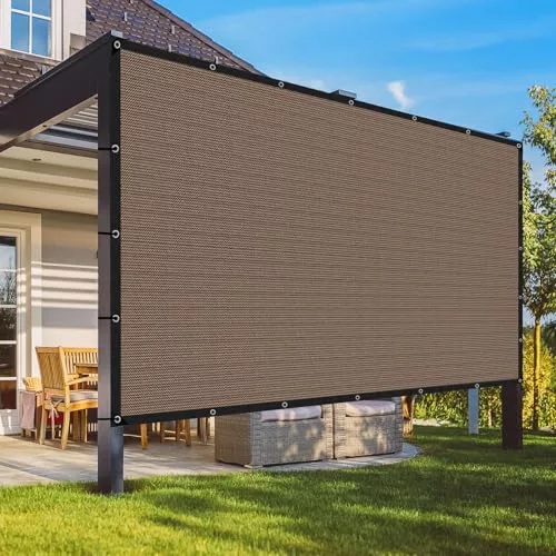 BXAEYIPOR Protección Solar,85% de tasa de sombreado,Resistente a los Rayos UV,toldo con Borde con Ojales,fácil de Colgar,Red de sombreado para Coche,jardín,Invernadero,Camping