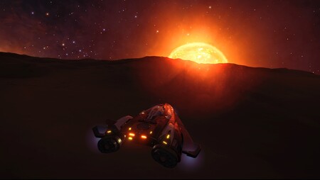Modo Foto: una imponente estrella poniéndose en un planeta extraño y lejano es la captura de la semana