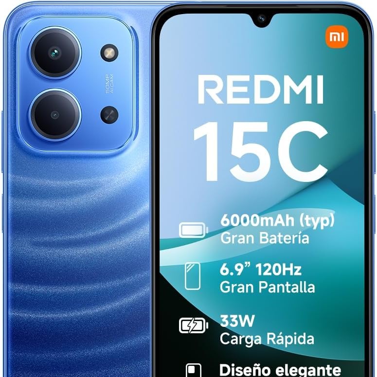 XIAOMI - Xiaomi Redmi 15C 4GB + 128GB m�vil libre.