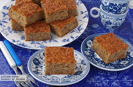 Bizcochitos integrales de plátano y canela. Receta