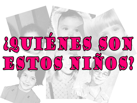¿Quiénes son estos niños?