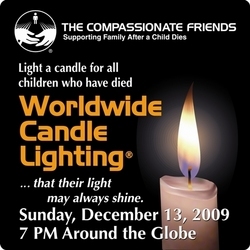 Encendido mundial de velas por los niños que han muerto