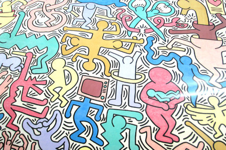 mural todomundo de Hering en Pisa