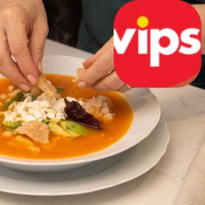 Caldo tlalpeño en Vips por 89 pesos: hasta cuándo aplica la oferta y cuáles son las condiciones 