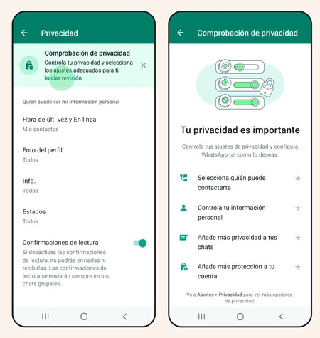 Privacidad WhatsApp