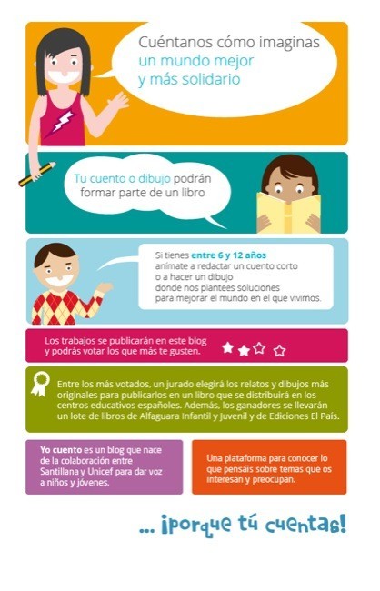Santillana y Unicef lanzan la plataforma "Yo cuento" para dar voz a los niños