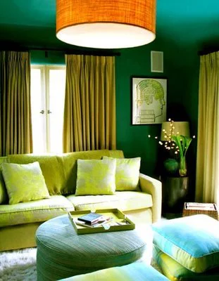 Una habitación.... ¿en verde eucalipto?
