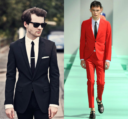 Los trajes de chaqueta en puertas de la primavera: sobriedad versus colorido