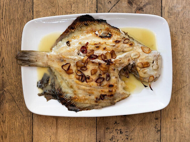 Rodaballo A La Brasa