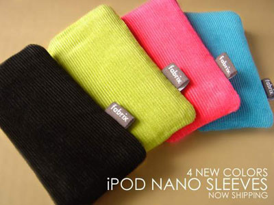 Fundas Fabrix de tipo sleeve para el nuevo nano