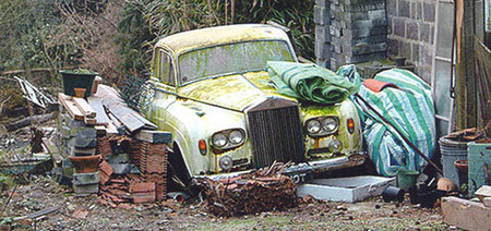 Rolls Royce abandonado