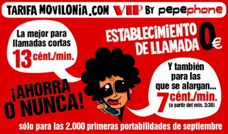La tarifa Pepephone by Movilonia mejora sus condiciones para llamadas largas