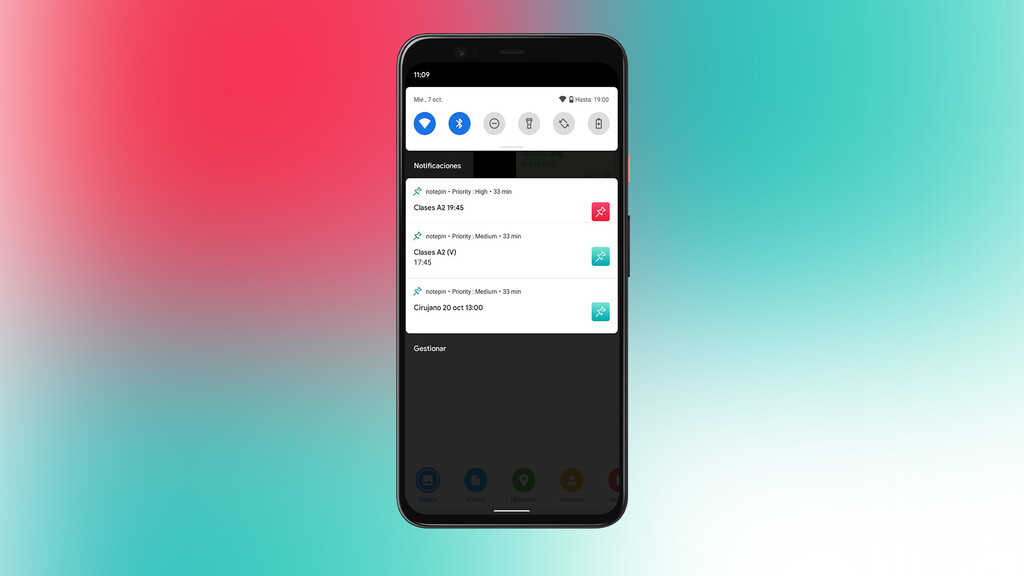 Con esta app puedes fijar recordatorios en el panel de notificaciones
