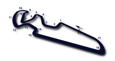 Trazado Motorland Aragon Repsol Honda