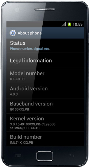 Se filtra nueva ROM oficial de Ice Cream Sandwich para Samsung Galaxy S2