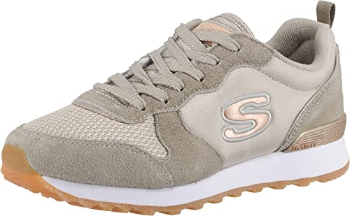Skechers OG 85 Goldn Gurl, Zapatillas para Mujer, Gray Tpe, 38 EU