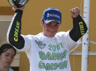 Román Ramos, campeón de la Kawasaki Ninja Cup
