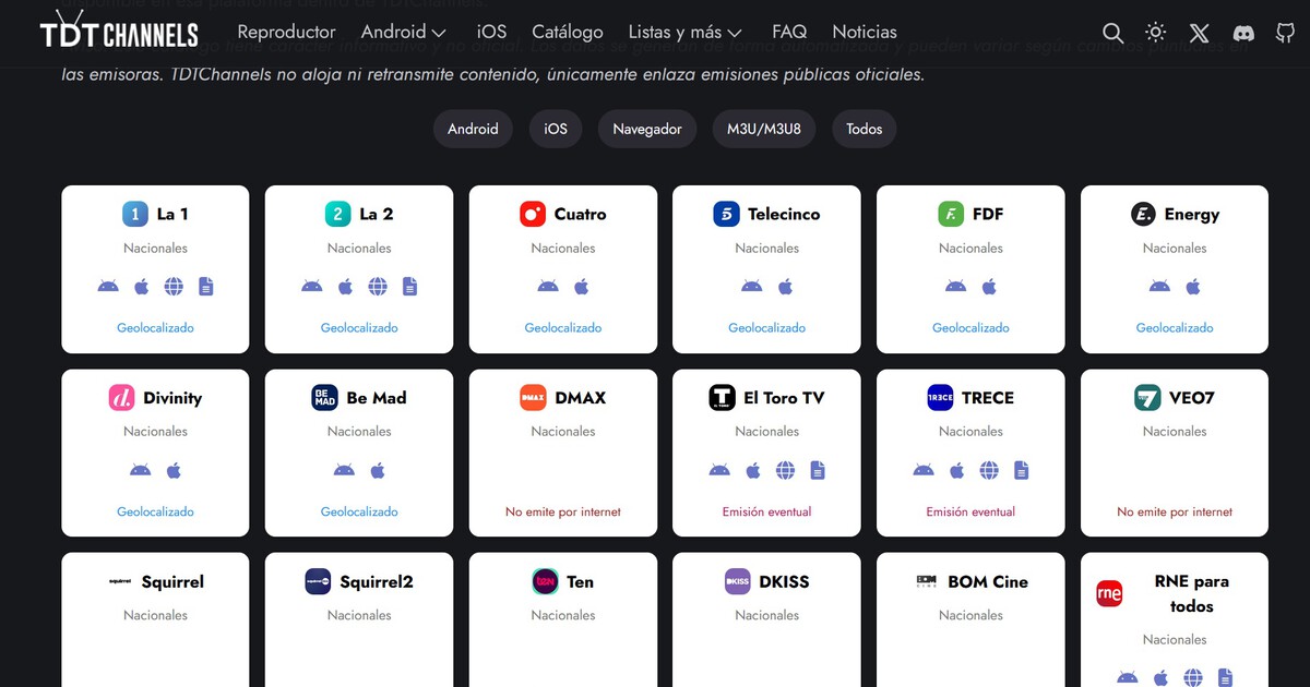 Llegan más canales de TV y radio gratis, sin registro, antena de TDT ni instalación a TDTChannels: estas son las novedades