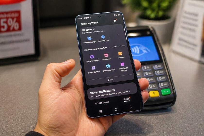 Los TPV no reconocían mi móvil incluso con NFC y Samsung Wallet activados. La solución vino sola en cuanto entendí un sencillo detalle