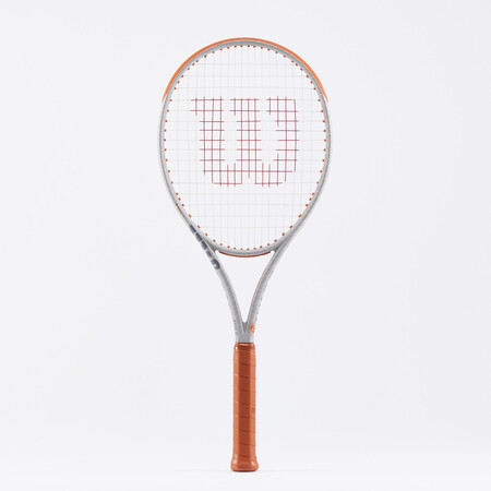 Raqueta De Tenis Adulto Wilson Burn V50 Gris Roland Garros 280 Gr