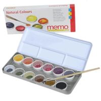 Acuarelas con pigmentos naturales