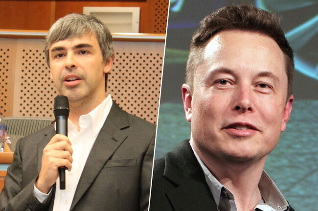 Elon Musk Larry Page Portada
