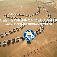 Nissan Armada rompe otro récord Guinness, ahora con un divertido baile sincronizado