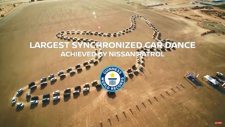 Nissan Armada rompe otro récord Guinness, ahora con un divertido baile sincronizado