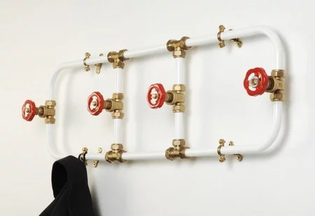 Colgadores de estilo industrial