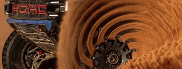 La llanta de un Ford y la arena del Dakar no solo han creado la foto del año. También es una explicación perfecta de cómo se diseña la aerodinámica en un coche de carreras 