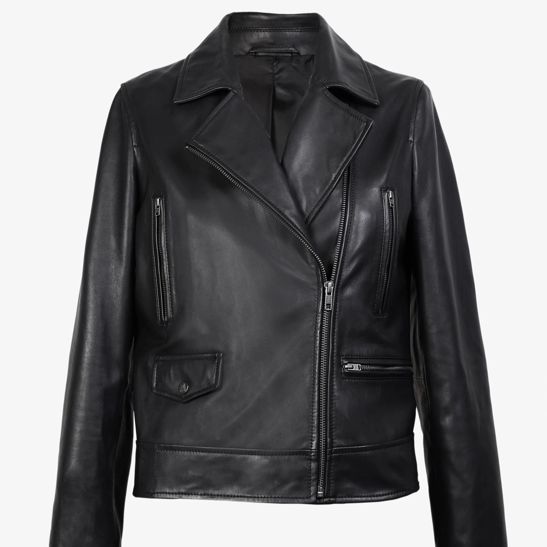 Scalpers - Cazadora de mujer estilo biker de piel.