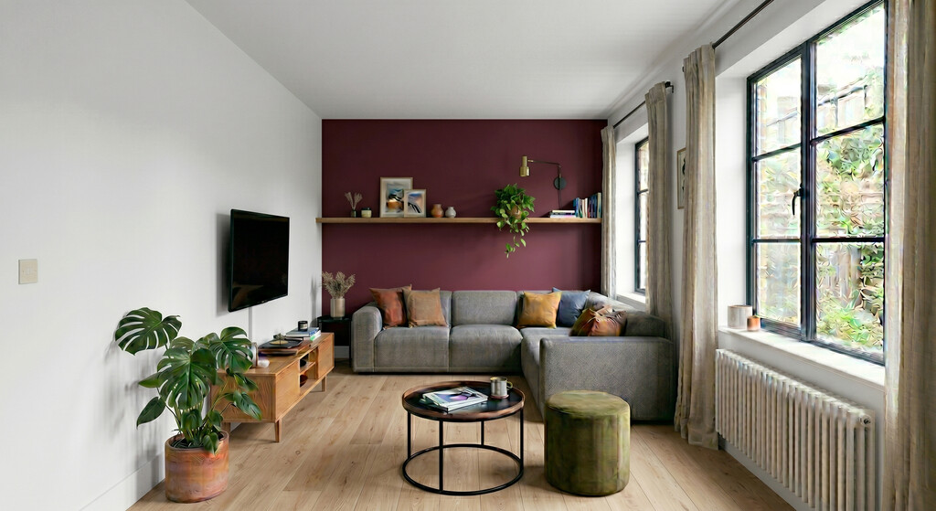 Hay un truco para hacer que las habitaciones parezcan más grandes: acertar cómo pintarlas