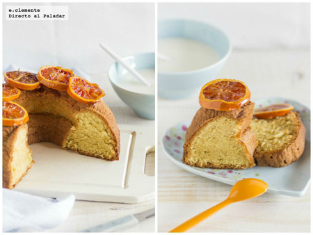 Bizcocho de naranja sanguina. Receta