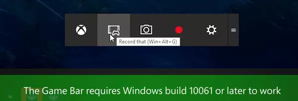 Xbox App Game Bar