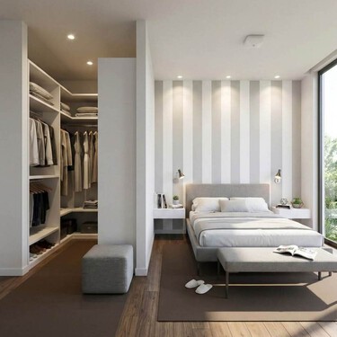 Vestidores estrechos: cómo aprovecharlos y optimizar este mínimo espacio en casa