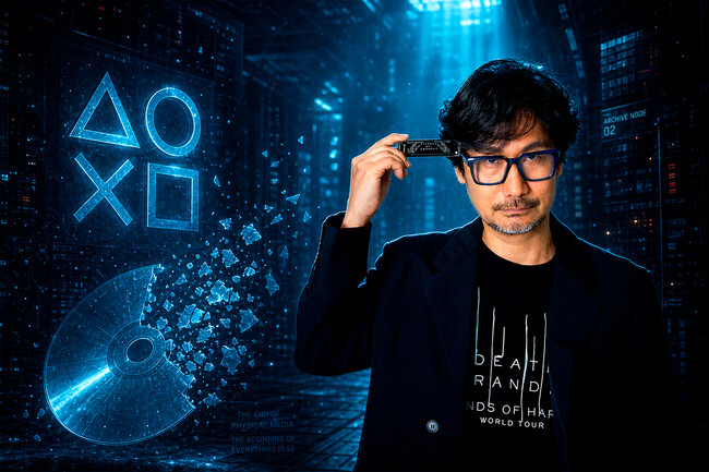 Hideo Kojima, padre de Metal Gear Solid, sobre el fin del formato físico en PlayStation: "Me preocupa. Esto no es avaricia"
