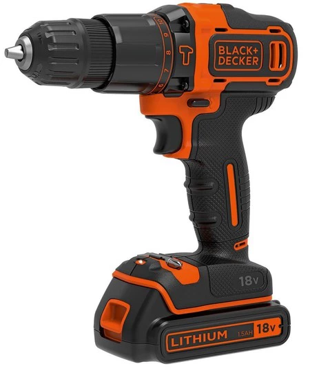 El taladro percutor Black and Decker BDCHD18KB está rebajado a 77,30 euros en Amazon: viene con dos baterías y maletín