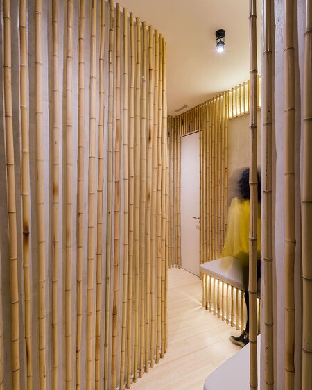 Nuilea Day Spa By Zoocoestudio Bamboo Hot Textures Spa Curves Madrid Coam Arquitect