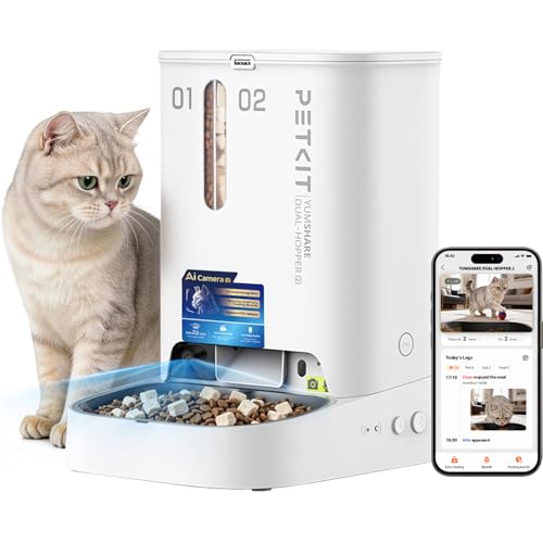 PETKIT Nuevo Comedero Gato Automatico con Cámara