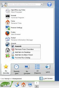 Kickoff para Kubuntu