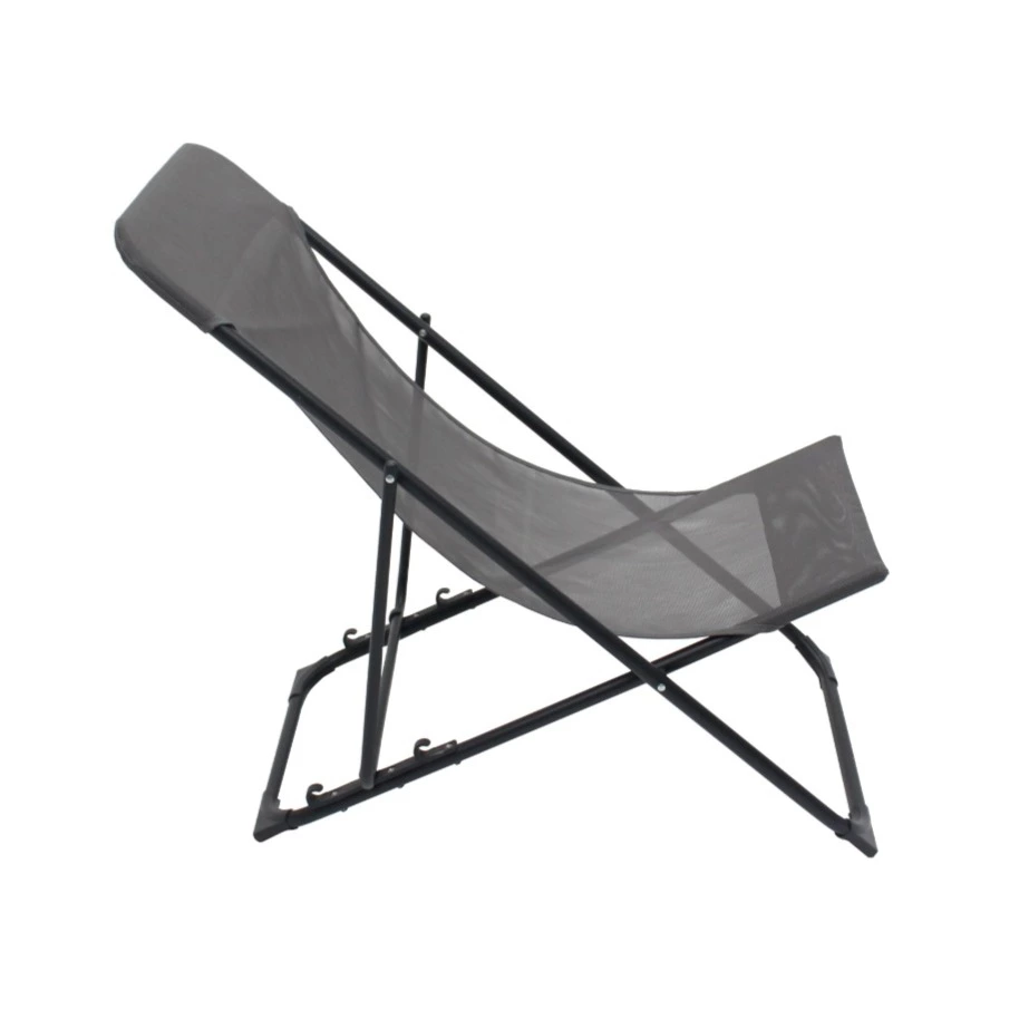 Hamaca de exterior plegable NATERIAL Biganos antracita