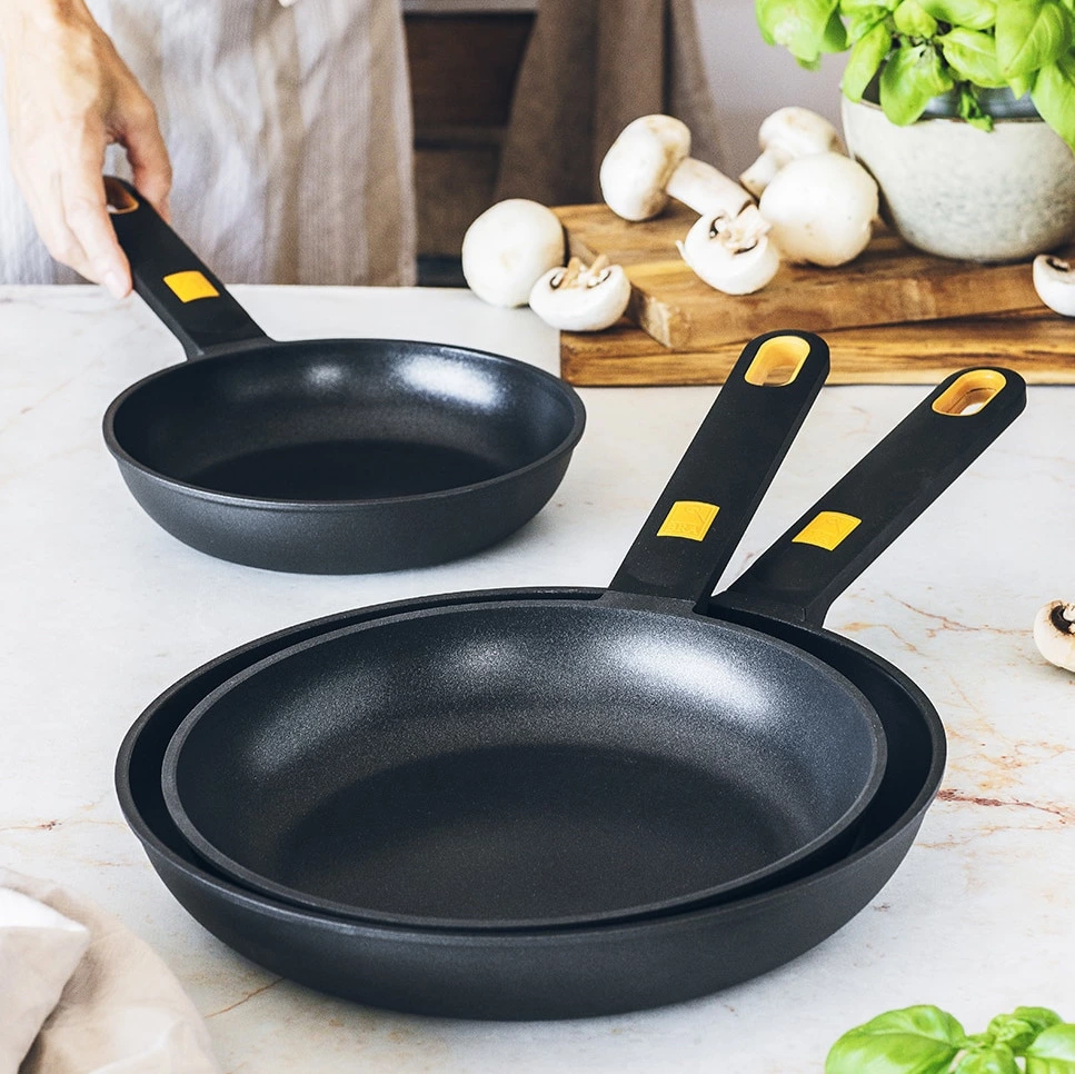 Juego 3 sartenes aluminio fundido Daily Pro Bra Negro