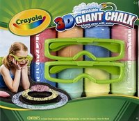 3D Giant Chalk: tizas para dibujar en tres dimensiones