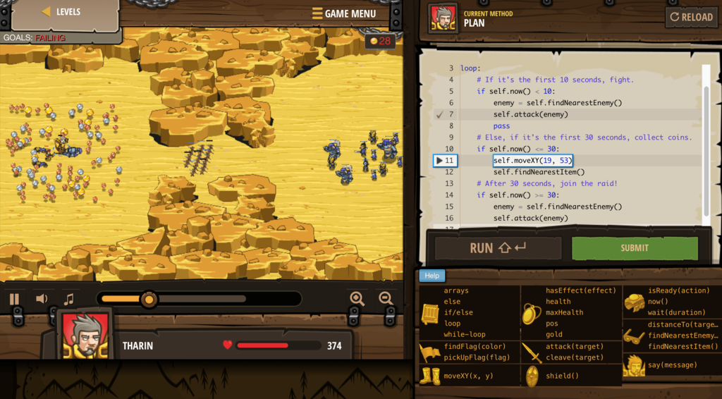 Codecombat Screenshot