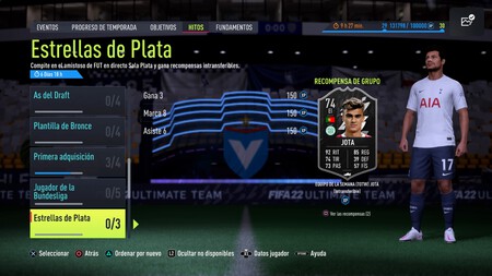 FIFA 22: consigue la carta Estrellas de Plata: Jota Intransferible
